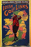 Irish golf railway poster