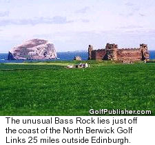 Berwick Golf Links - Bass Rock