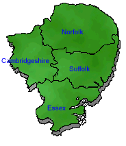 East Anglia - Map Gif