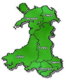 Wales - Map Gif