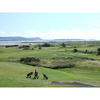 A view of Ashburnham Golf Club in Wales.