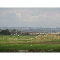 Laytown and Bettystown Golf Club in County Meath plays through grass-covered sand dunes.