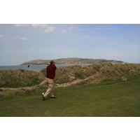 The sea is visible from several tees at Conwy Golf Club, including No. 7 