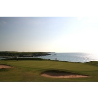 A view of Nefyn & District Golf Club in north Wales. 