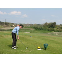 The fifth tee on the B nine at Simons Golf Club in Humelbaek, Denmark.