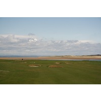 The first hole at Kilspindie Golf Club is a par 3 that plays out toward the Firth of Forth. 