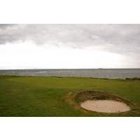 Holes No. 2 thru 4 play right along the sea and into prevailing winds at Kilspindie Golf Club. 