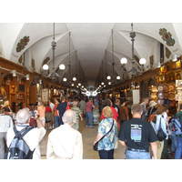 Krakow's 700-year-old Cloth Hall remains a busy marketplace.