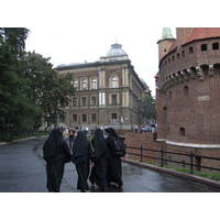 Nuns are a frequent sight in Krakow, where Pope John Paul II served as archbishop before being called to the Vatican.