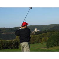 Golf Resort Karlstejn features a wide hole variety and stunning views of the Karlstejn Castle.