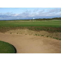 Most of the Old Course's 112 bunkers have steep sod walls.