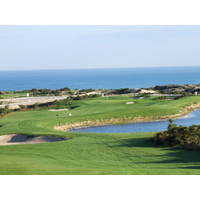The course features some stunning Atlantic Ocean views ...