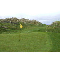 Playing between high dunes and the sea, No. 16 is Enniscrone's star.